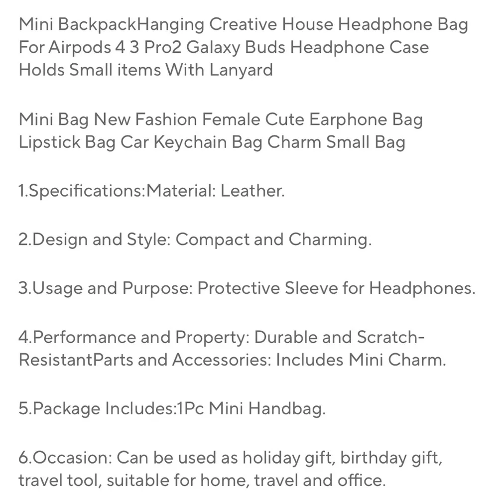 White Mini Handbag with Window Appliqué - Picture 3 of 3